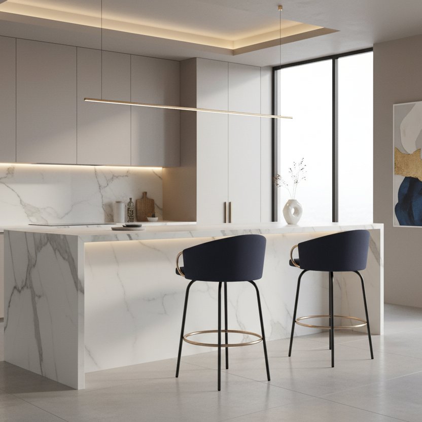 Tabouret de bar Lavo-26'', ensemble de 2