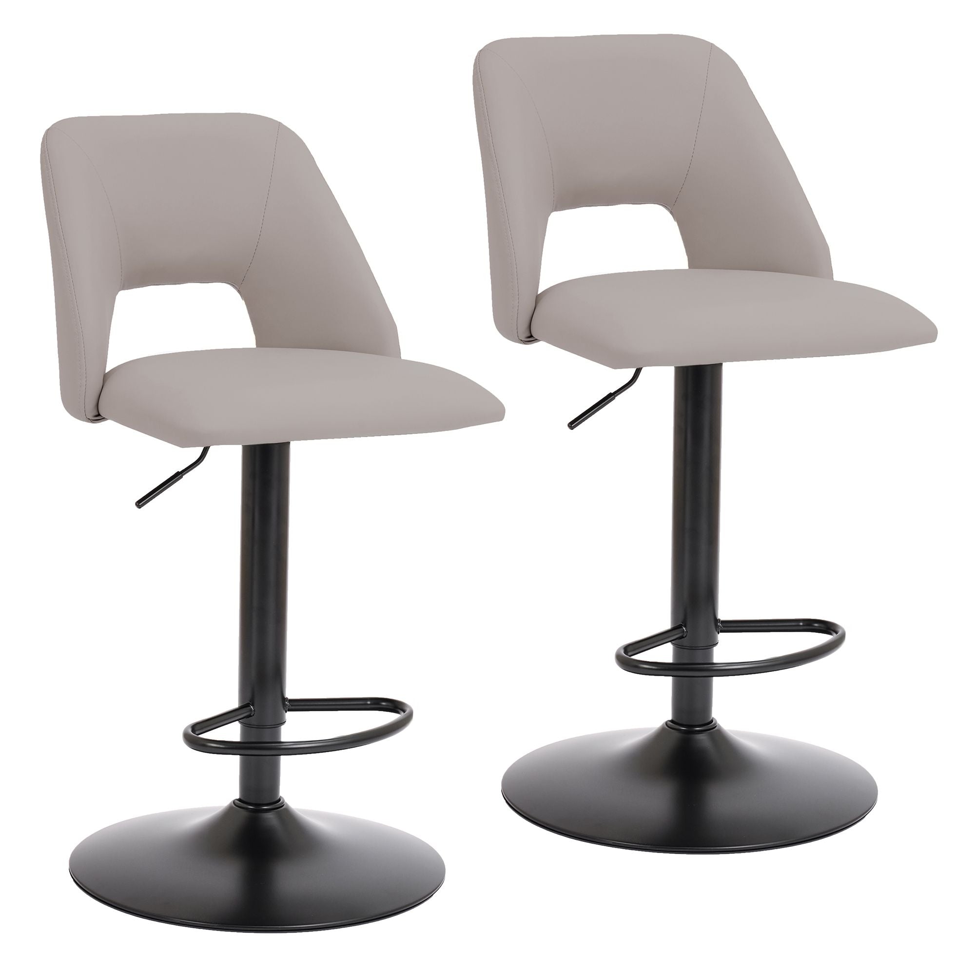Adler Adjustable Height Stool, set of 2