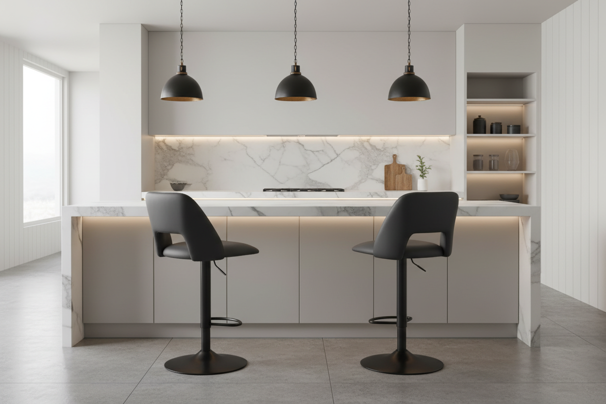 Adler Adjustable Height Stool, set of 2