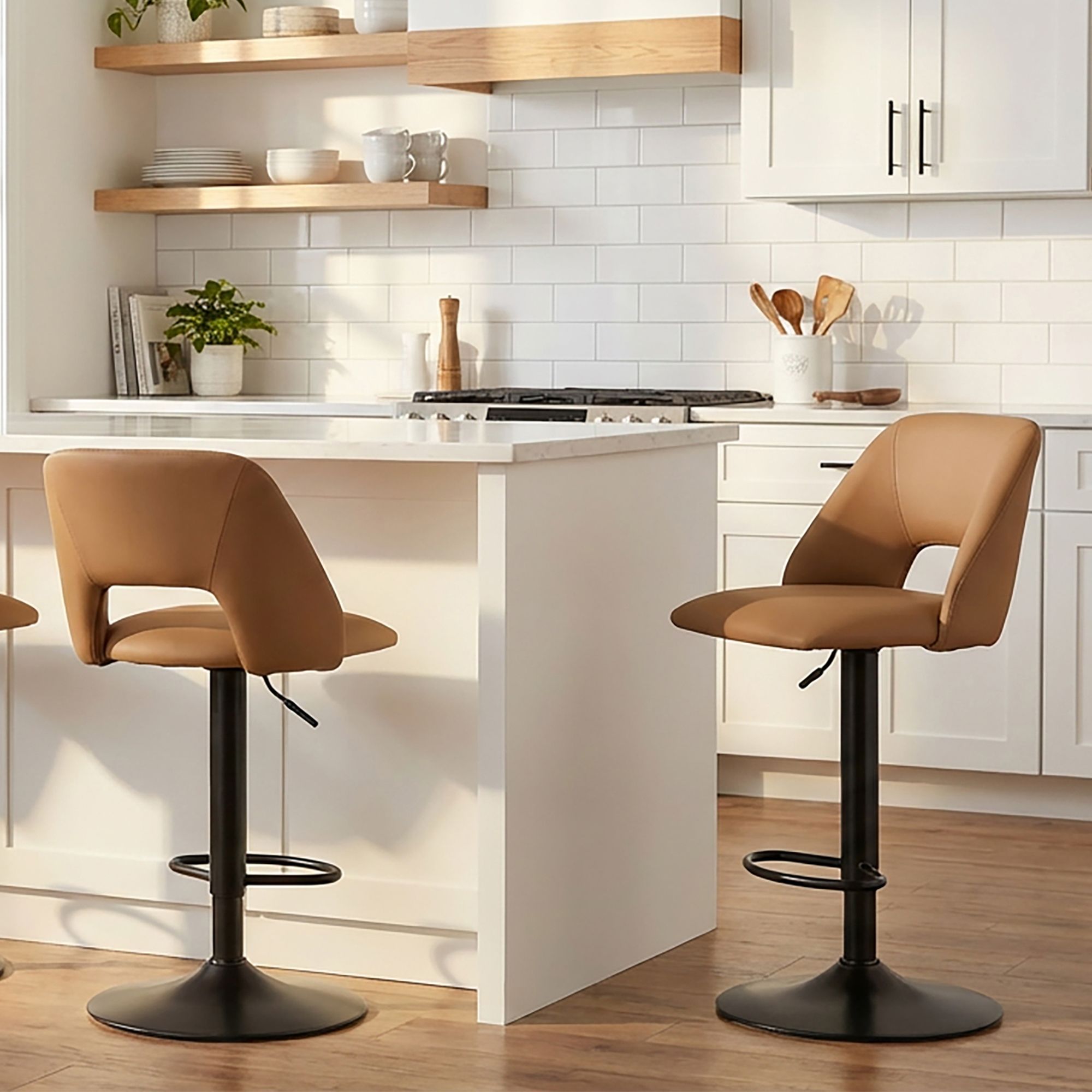 Adler Adjustable Height Stool, set of 2