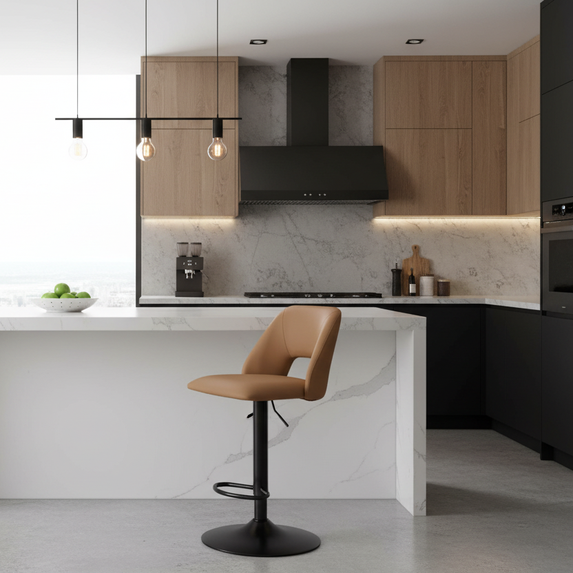 Adler Adjustable Height Stool, set of 2