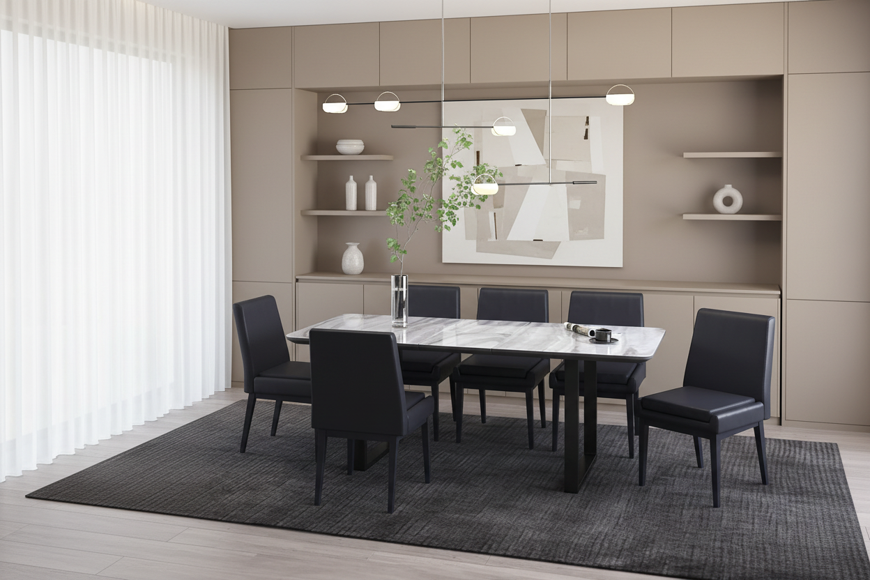 Gavin Cortez Blk Bk-7Pc Dining Set