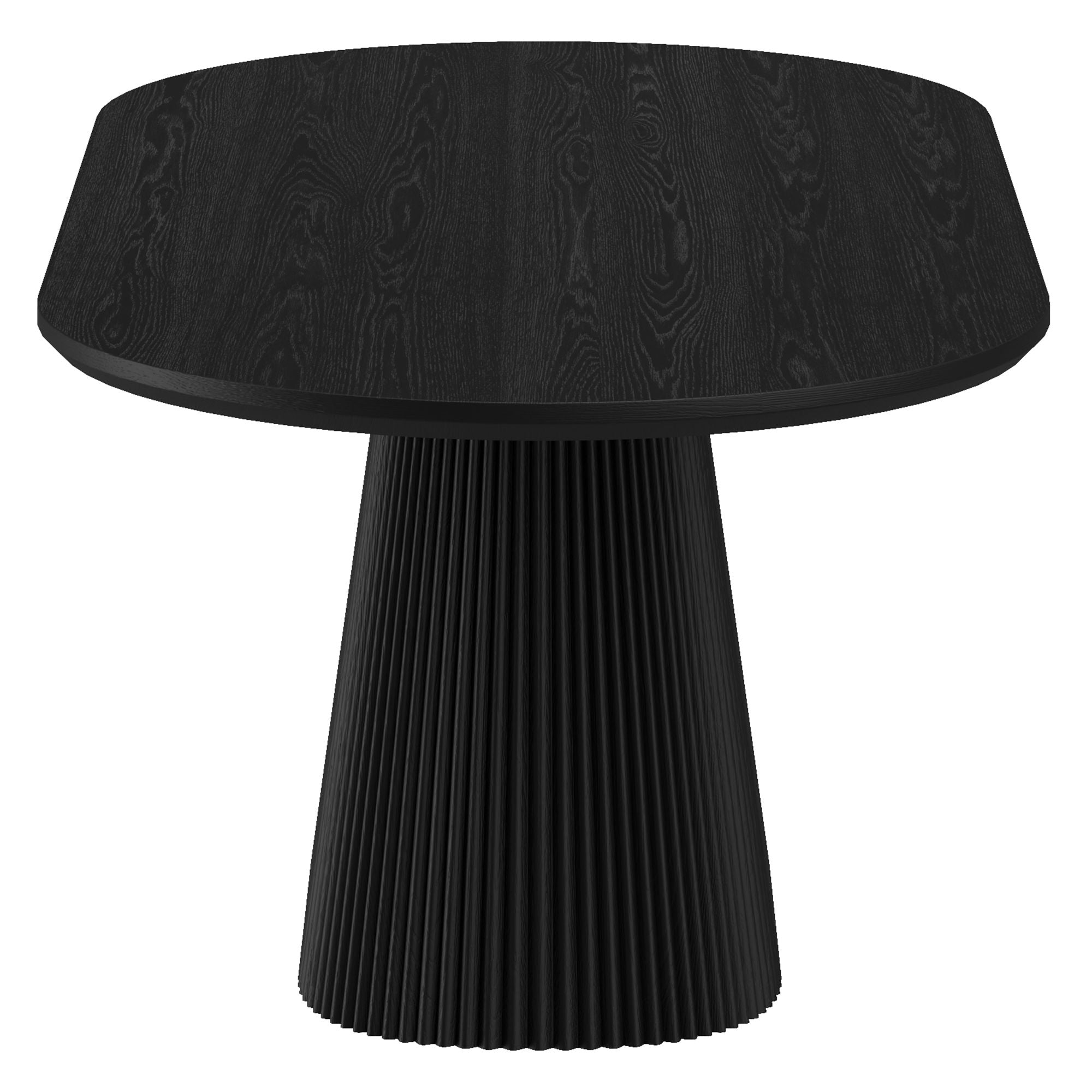 Tovas/Bexley 7pc Dining Set - Black Oval Table with Mushroom Chair