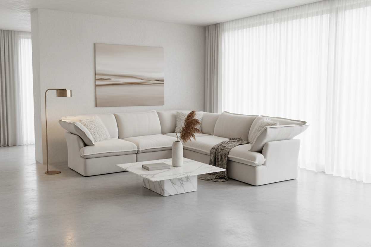 Sky Classic Linen Cloud Sofa