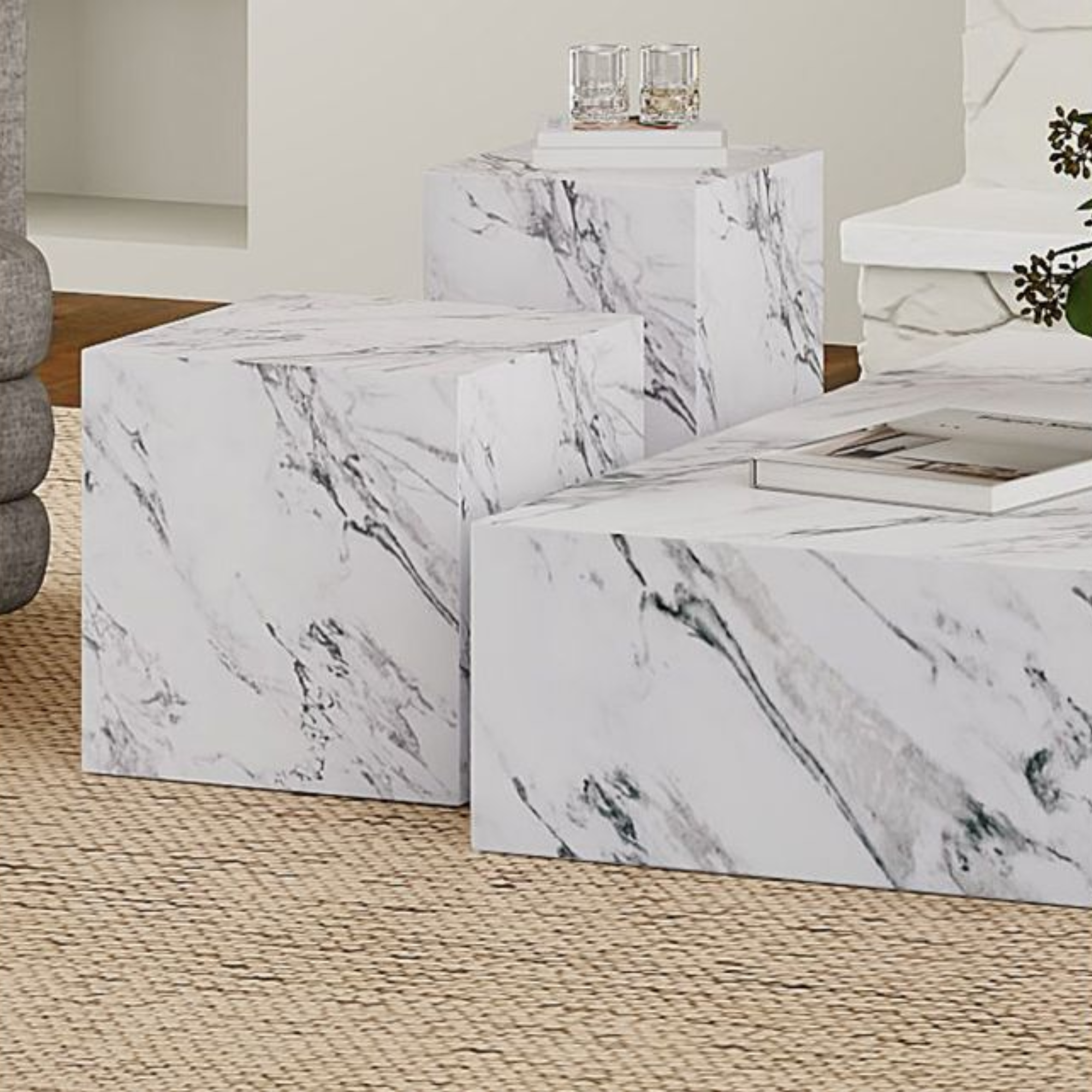 Artemis Contract Grade Square Accent Table