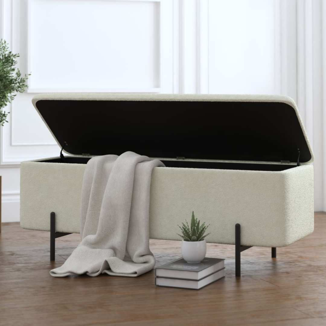 Erzo Storage Ottoman Bench