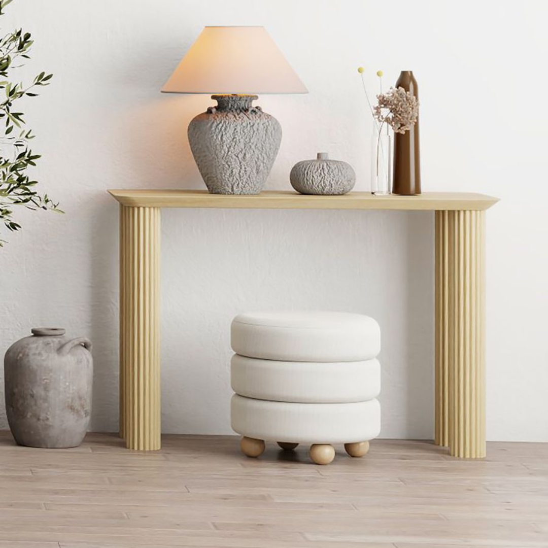 Sangra Console Table in Natural