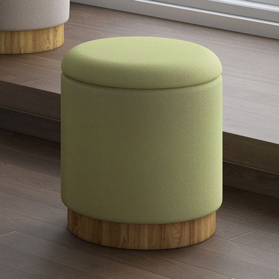 Alya Round Storage Ottoman