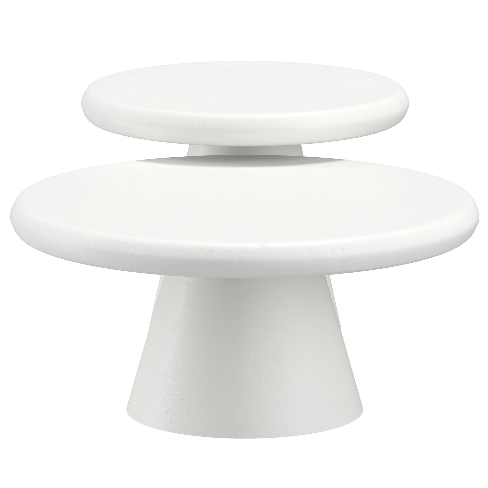 Galio 2pc Coffee Table set in White