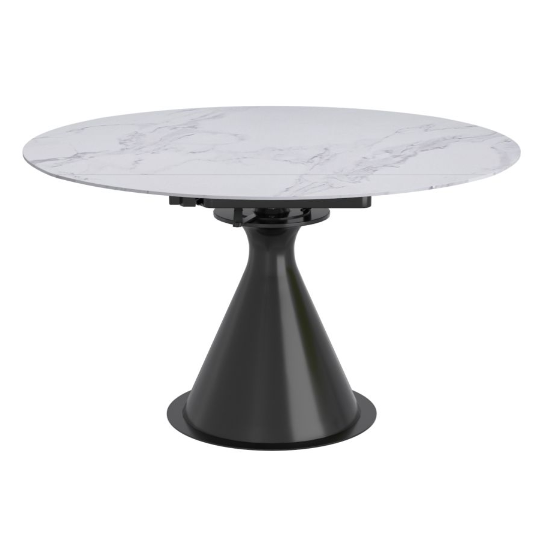 Calisto Round Pedestal Dining Table w/Extension