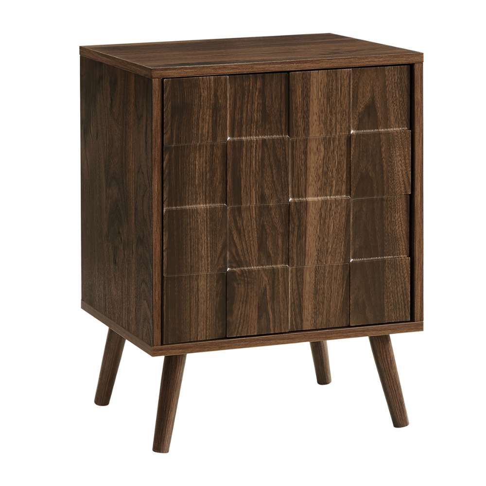 ACCENT TABLE - 23"H / DARK WALNUT END TABLE