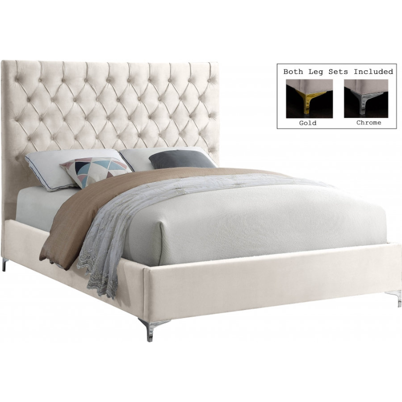 IF-5642 Creme Double Bed