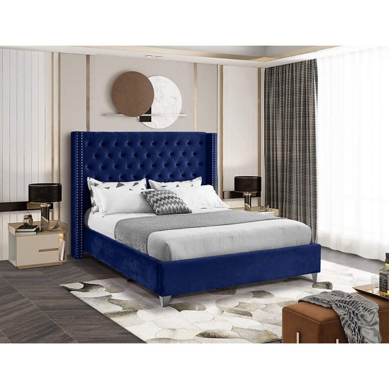 IF-5891 Blue Double Bed
