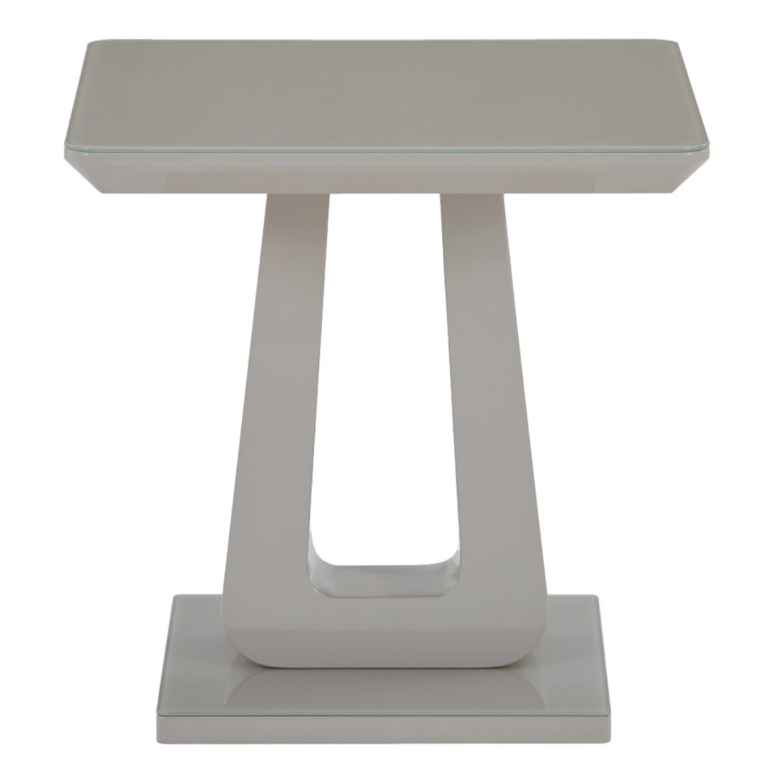 Corvus Console Table in Warm Grey