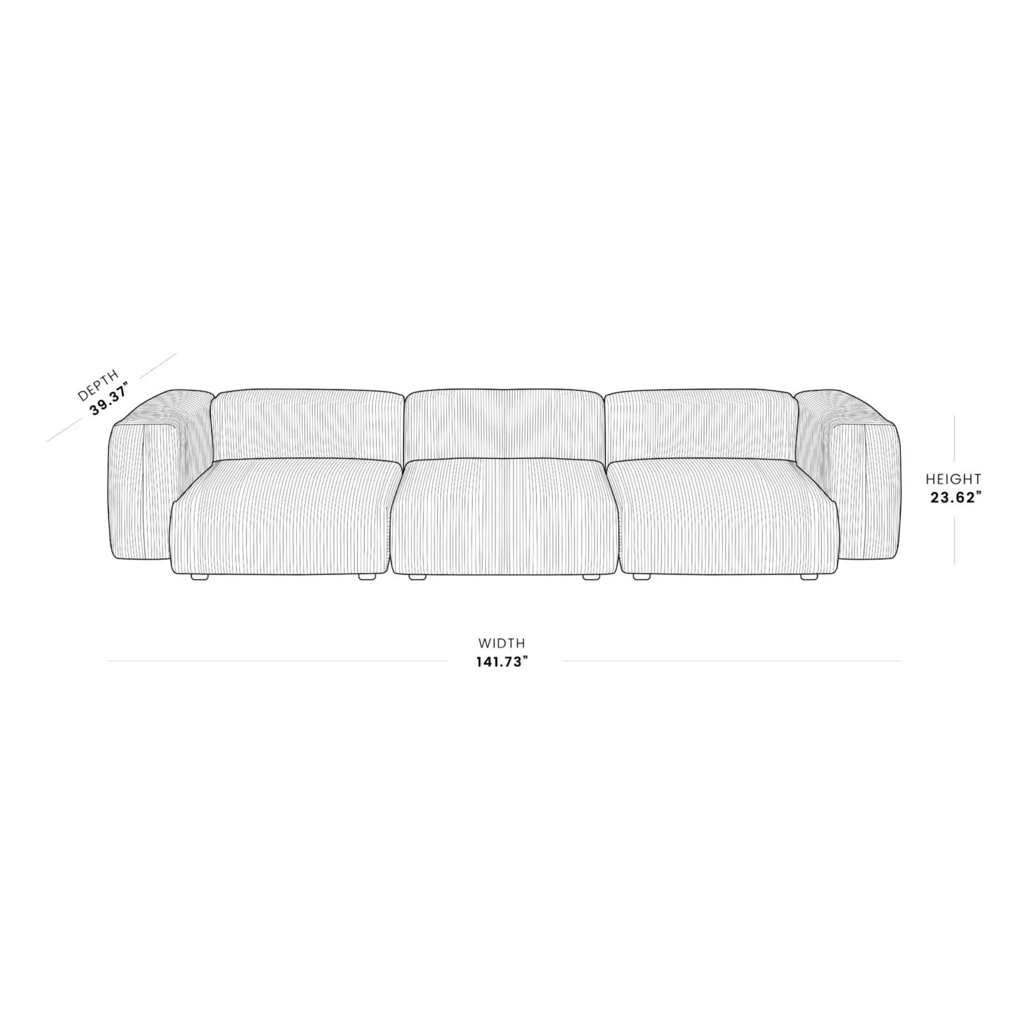 Inovo Pixel Modern Modular Sofa