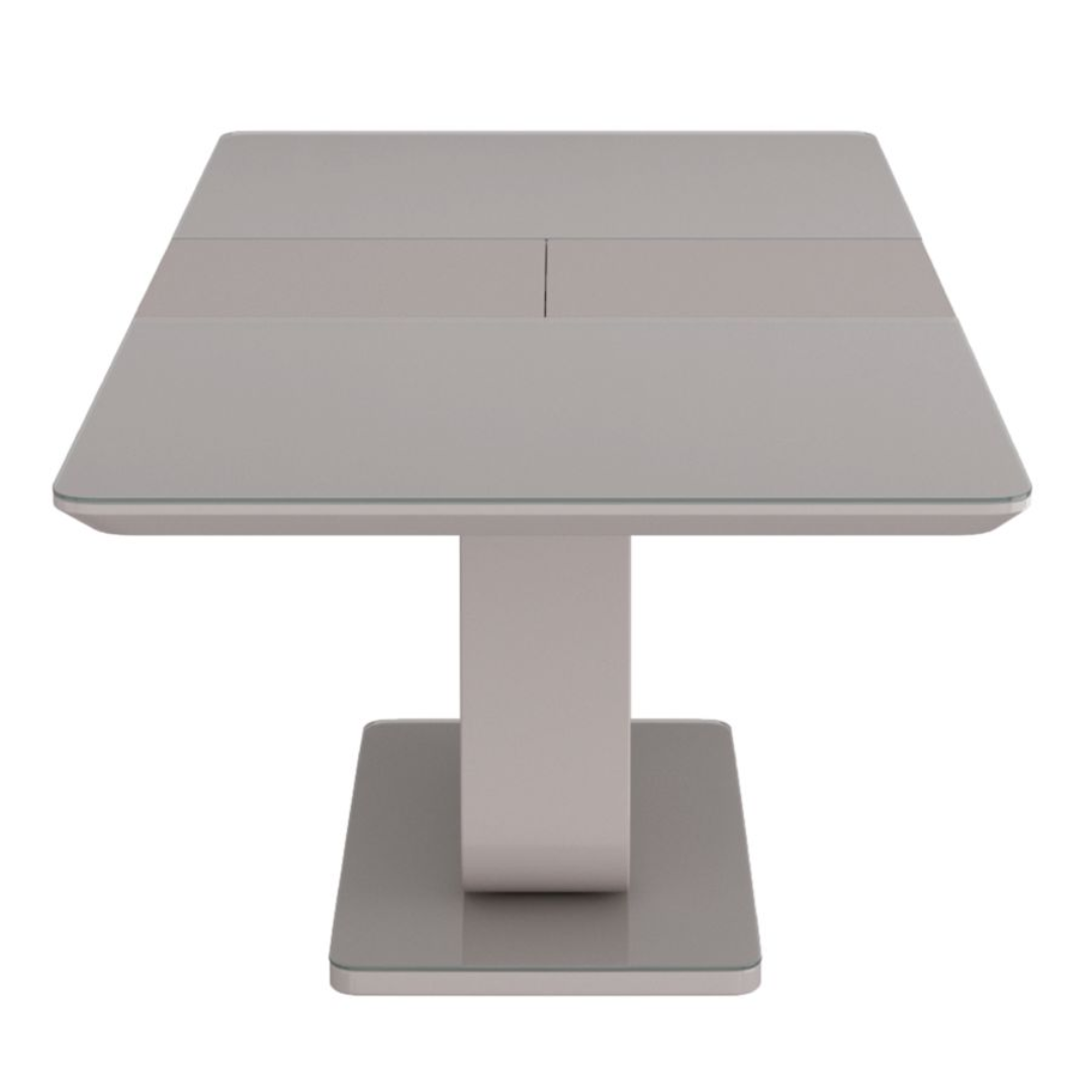 Corvus Dining Table w/Extension in Warm Grey