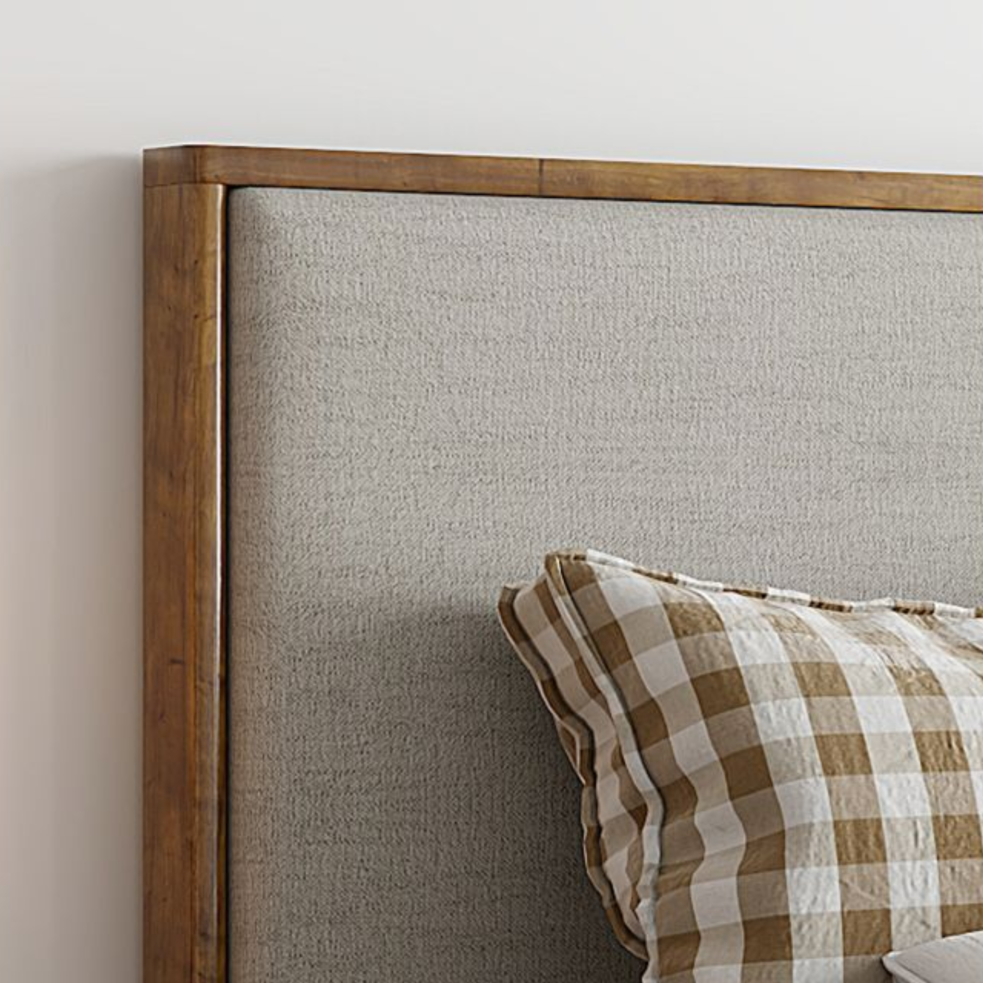 Andover 78" King Platform Bed with Drawer in Oat