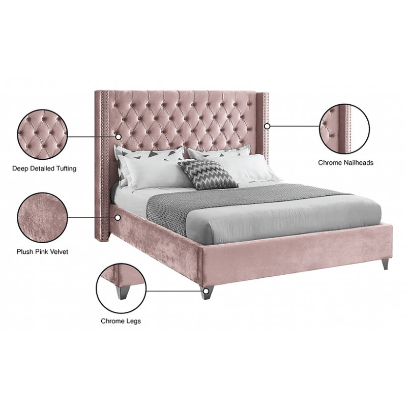 IF-5895 Pink Single Bed