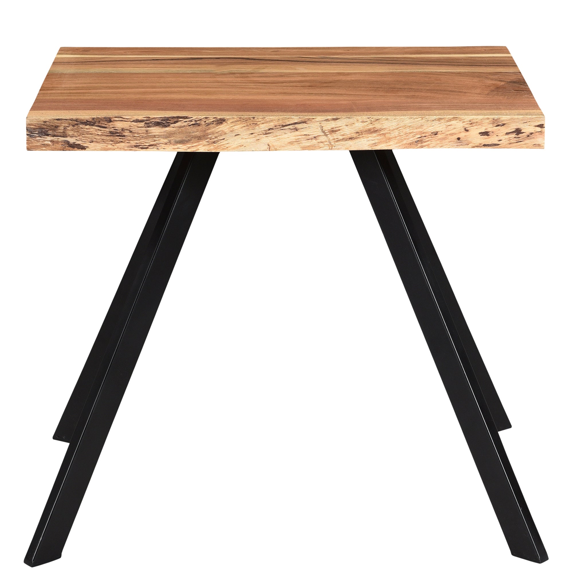 Virag Accent Table in Natural and Black