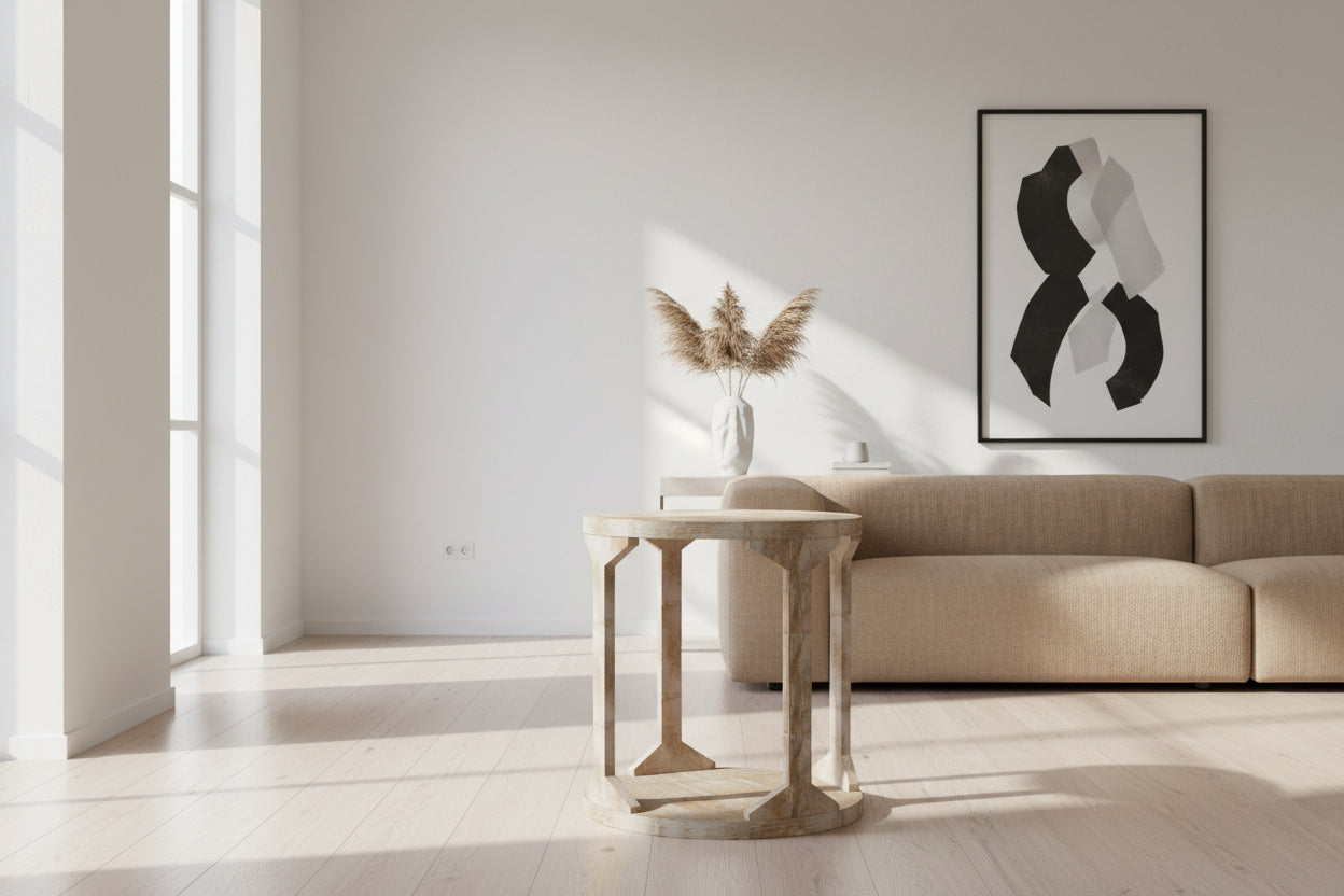 Table d'appoint ronde Avni