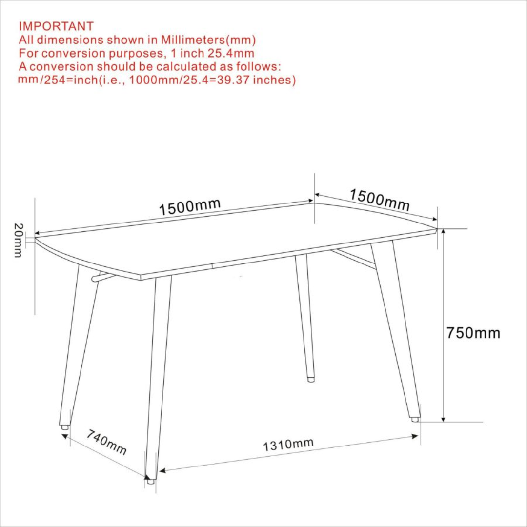 Leon Rectangular Dining Table