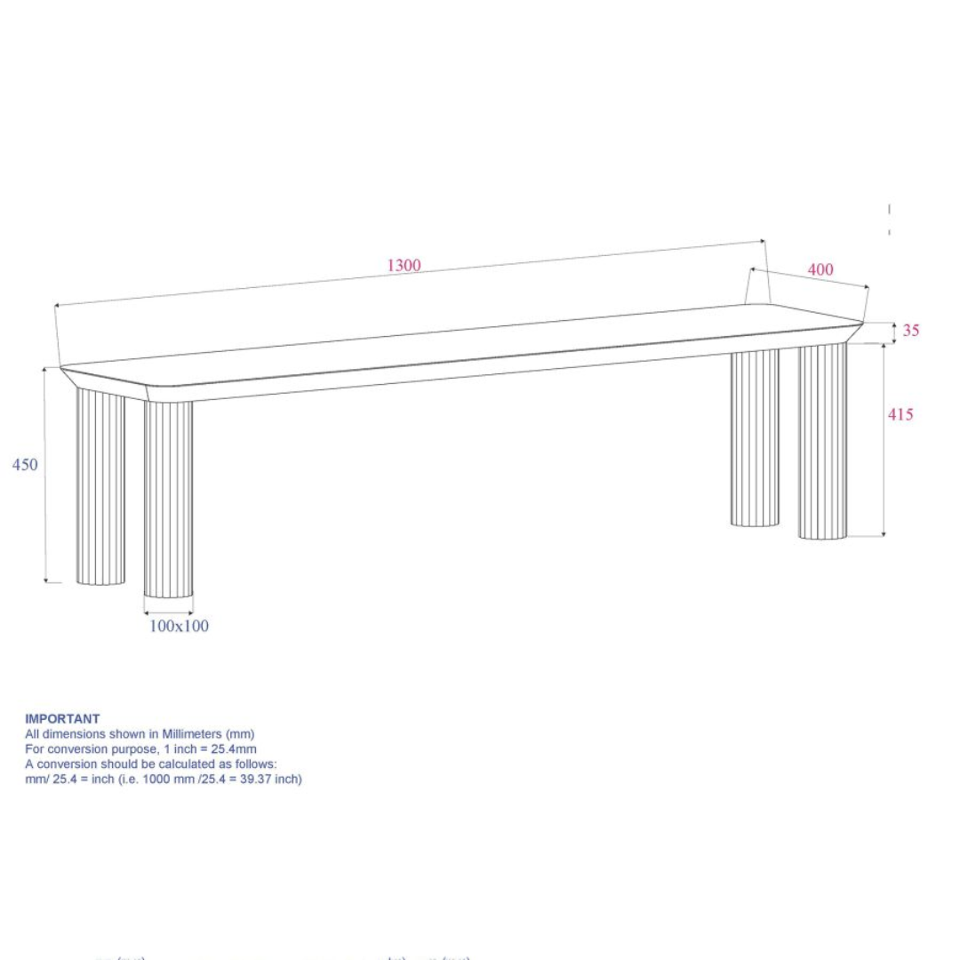 Sangra 51" Bench