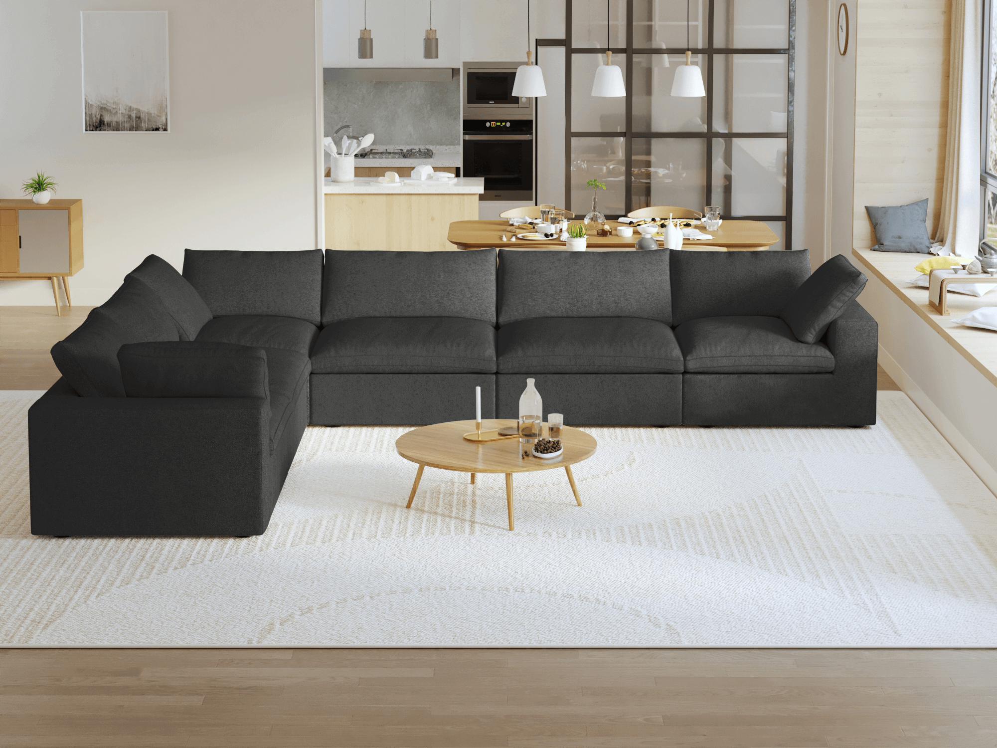 Zen Sky Cloud Sectional Sofa