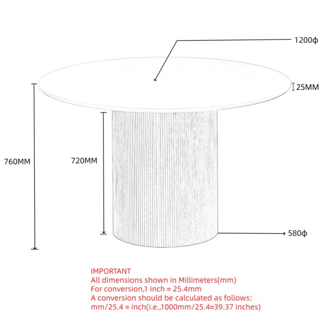 Tovas Round Dining Table