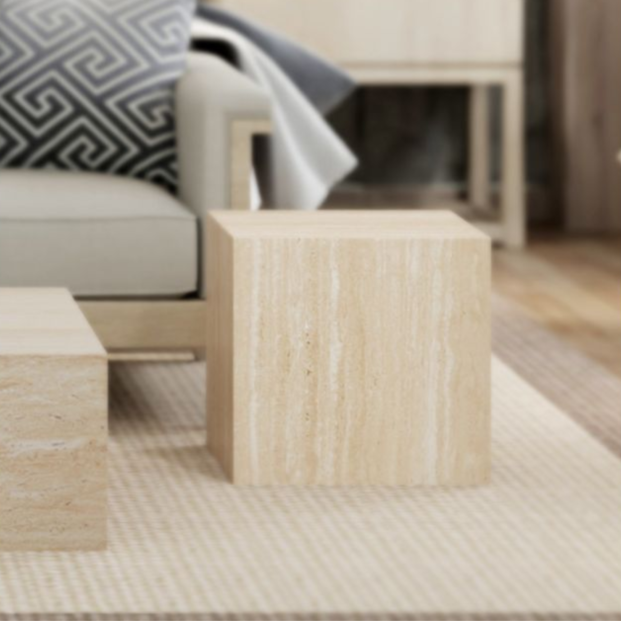 Artemis Contract Grade Square Accent Table