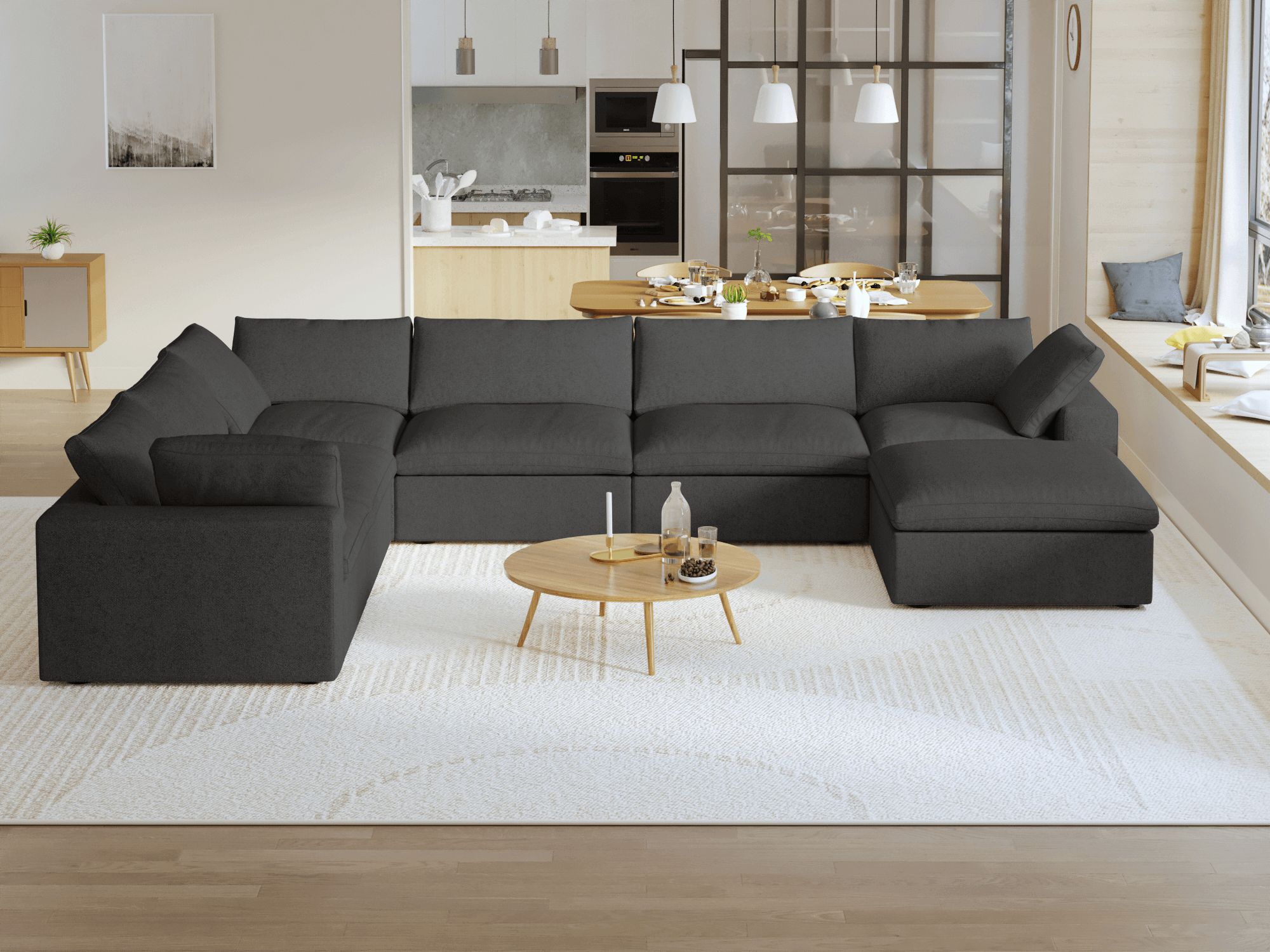 Zen Sky Cloud Sectional Sofa