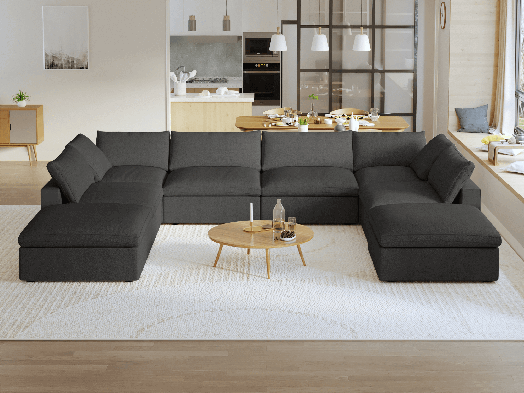 Zen Sky Cloud Sectional Sofa