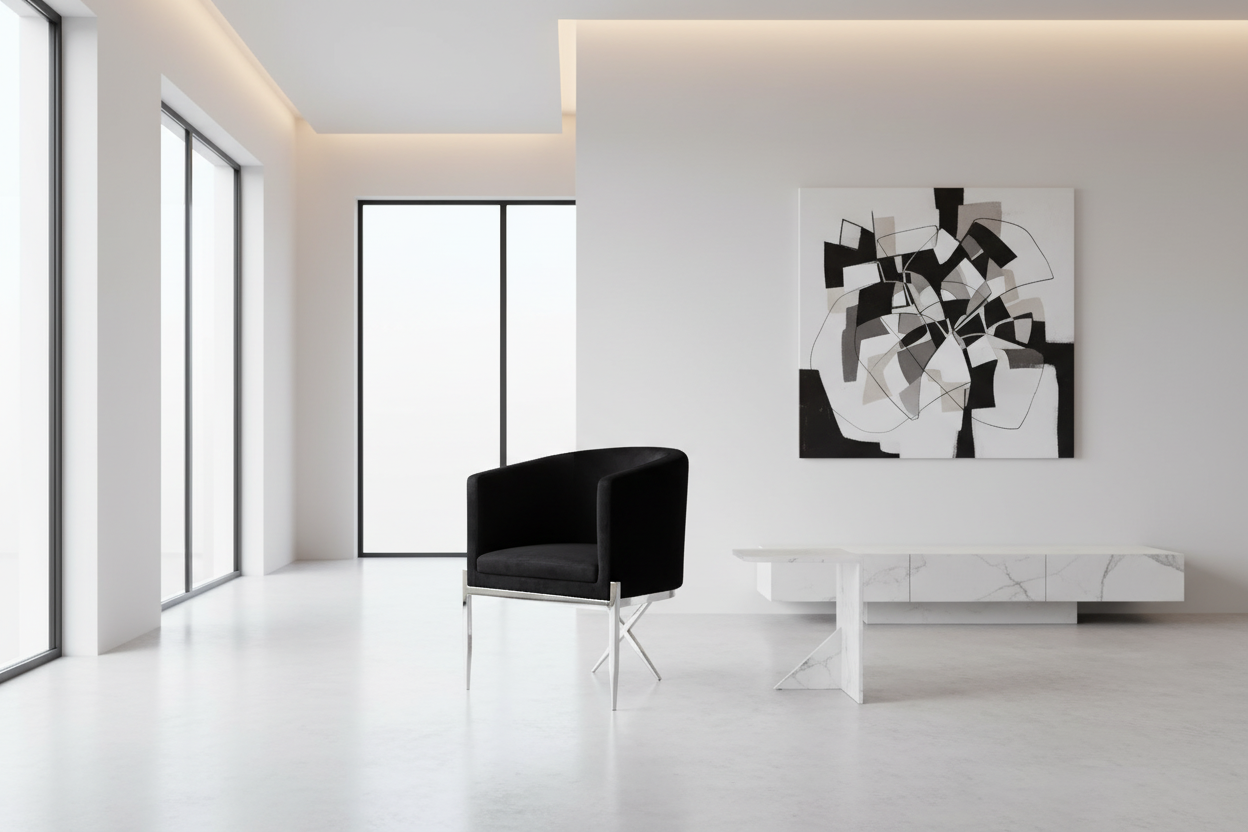 Anton Chair GY-AC-8391 Np Grey Velvet