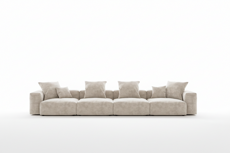 Inovo Modular Corduroy Sectional Sofa