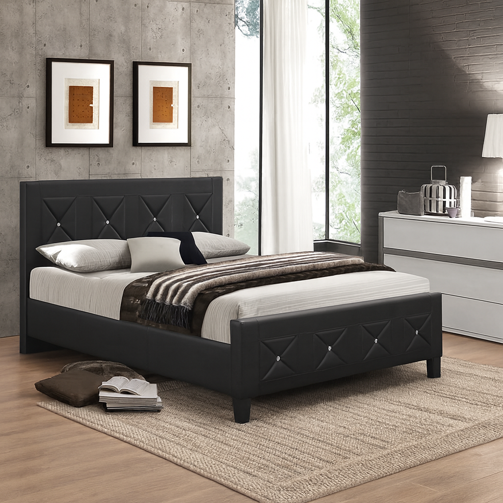 IF-177 Black with Jewels Bed