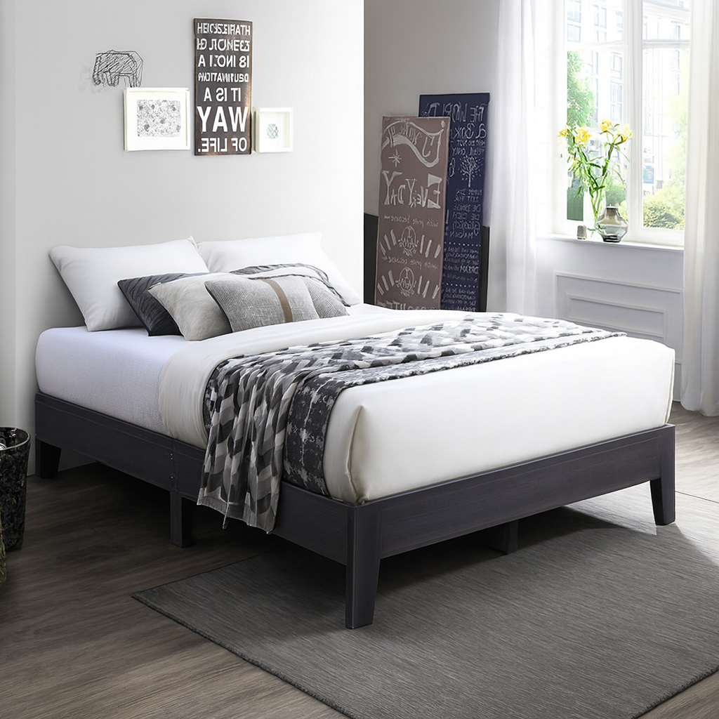IF-5345 Wooden Platform Bed