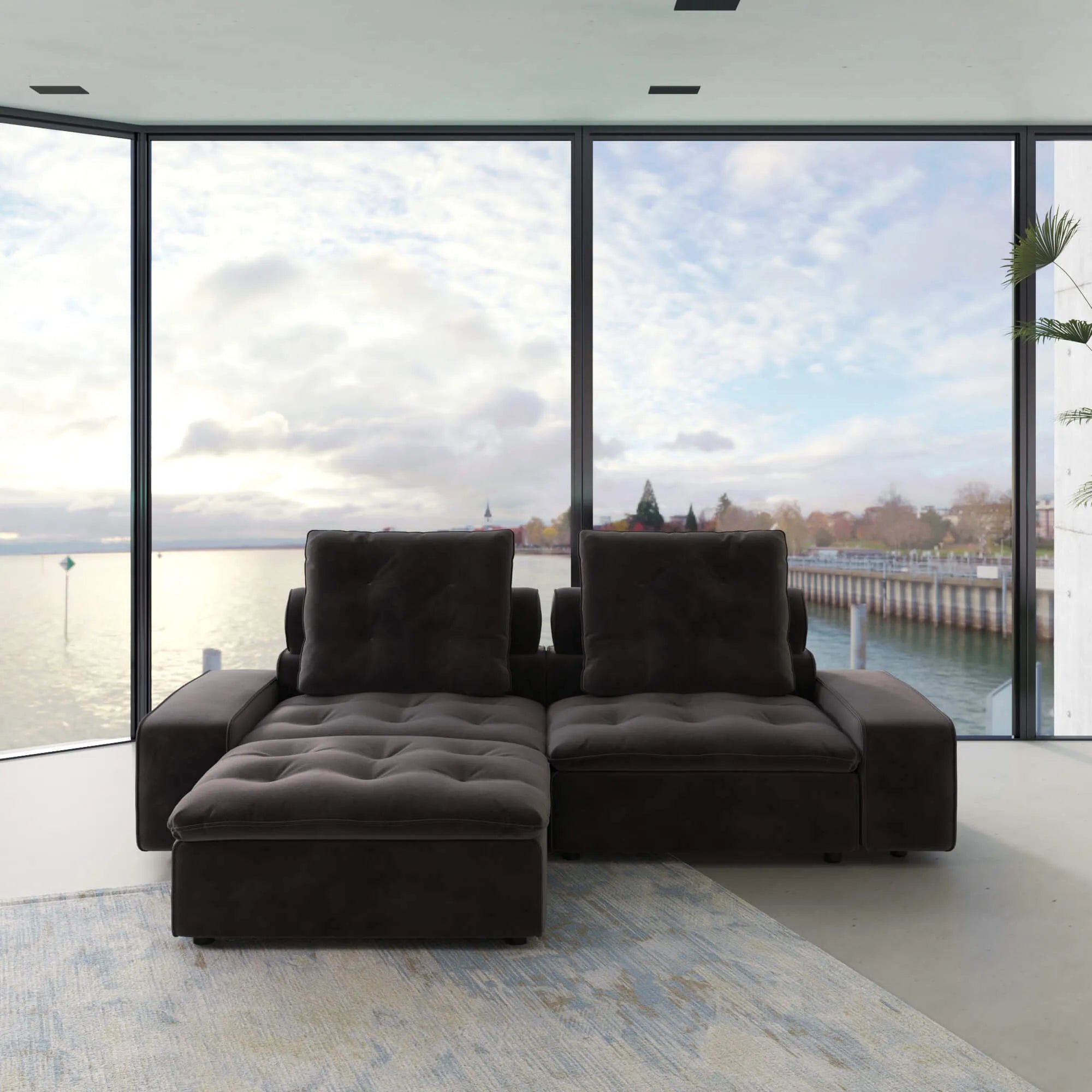 Sky Cloud Deluxe Adjustable Sectional Sofa