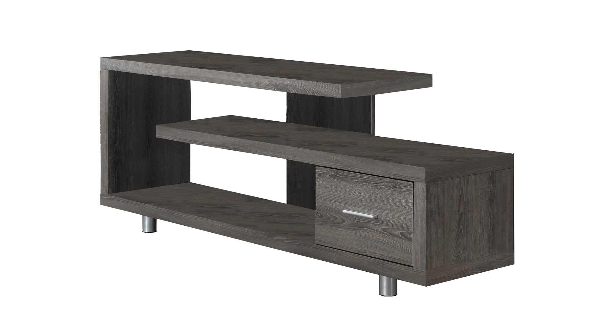 TV STAND - 60"L / ESPRESSO WITH 1 DRAWER