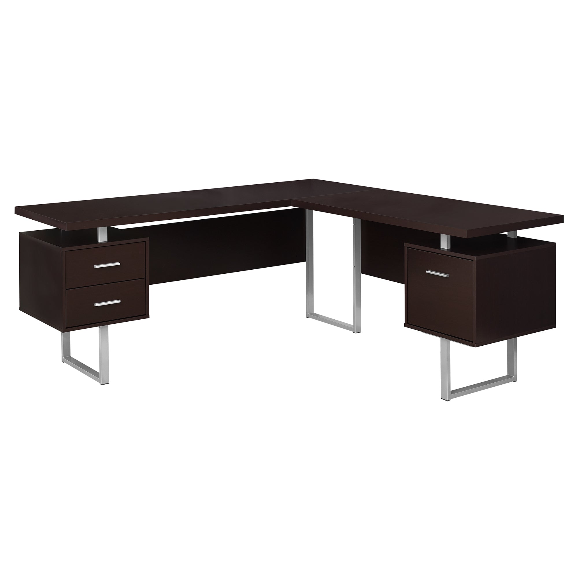 COMPUTER DESK - 70"L / DARK TAUPE LEFT OR RIGHT FACING