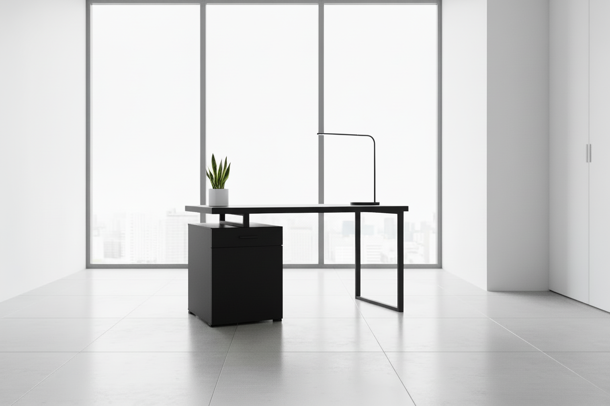 COMPUTER DESK - 48"L / WHITE LEFT OR RIGHT FACING