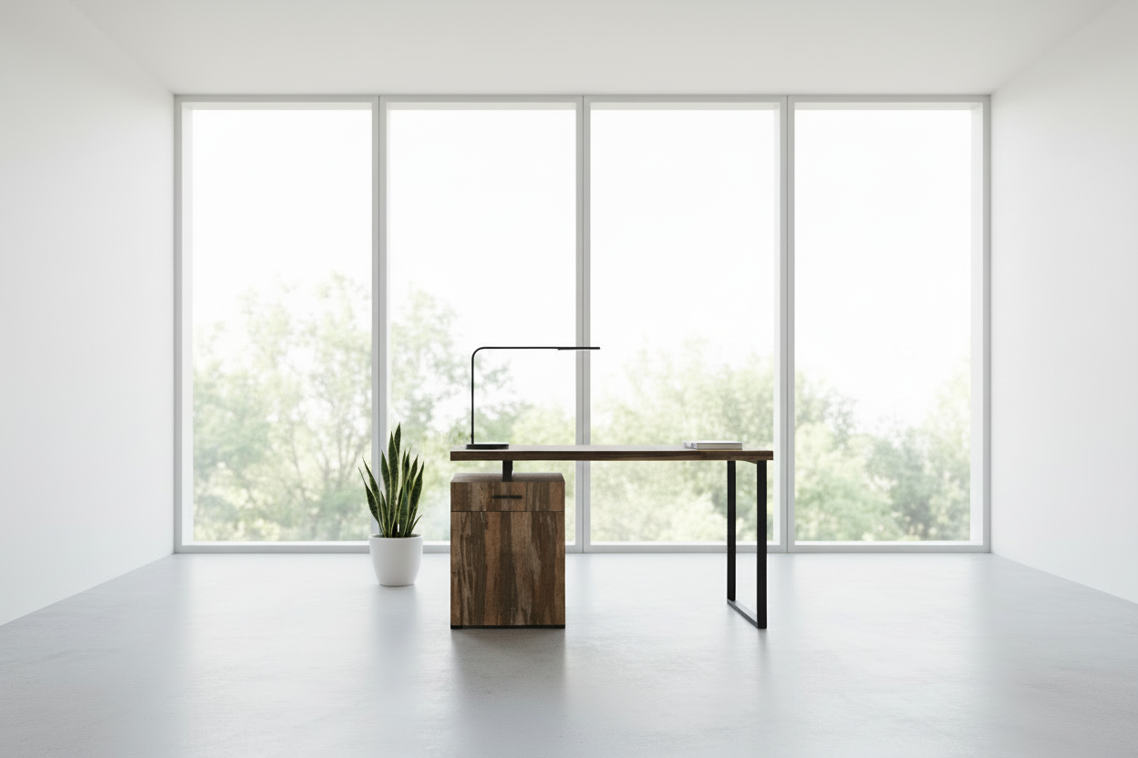 COMPUTER DESK - 48"L / WHITE LEFT OR RIGHT FACING