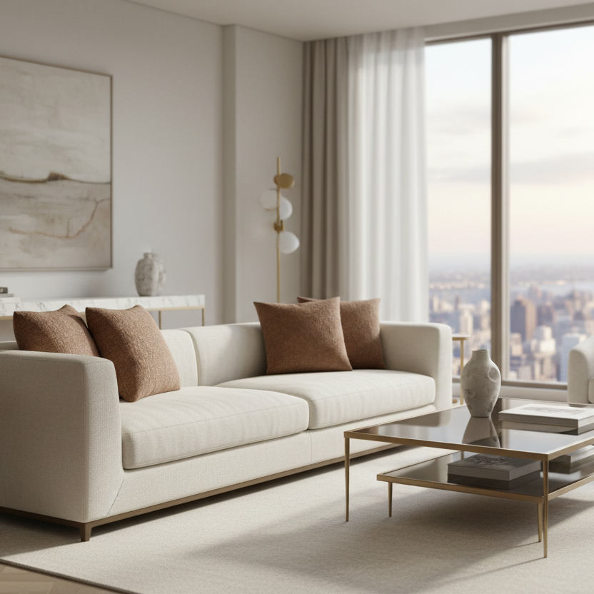 COUSSIN - 18"X 18" / VELOURS MOSAÏQUE TAUPE / 1PC