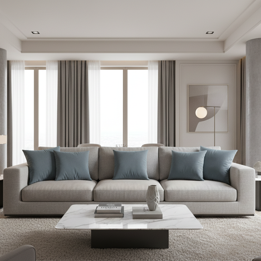 COUSSIN - 18"X 18" / SATIN DORÉ / 1PC