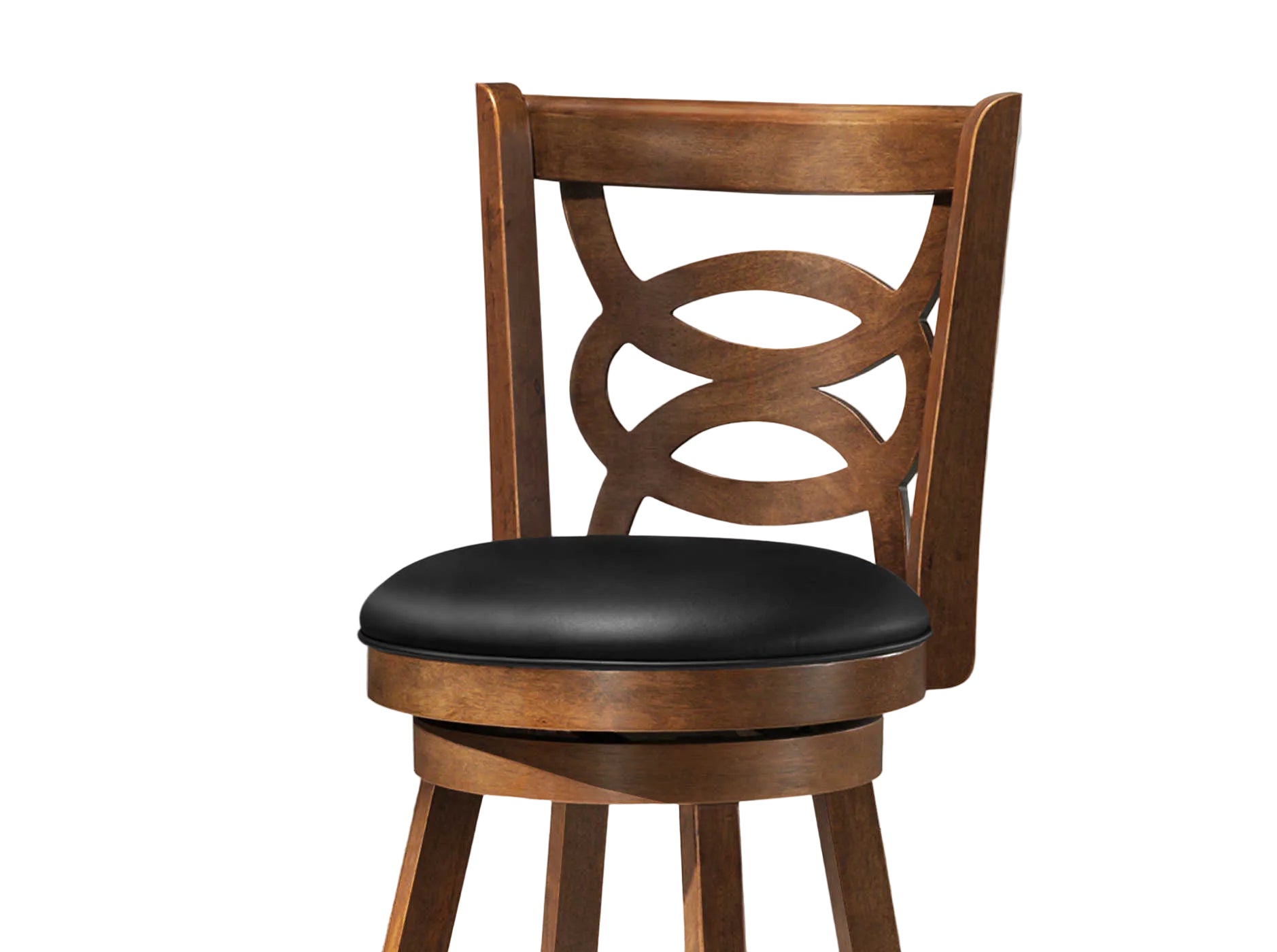 BARSTOOL - 2PCS / 38"H / SWIVEL / OAK COUNTER HEIGHT