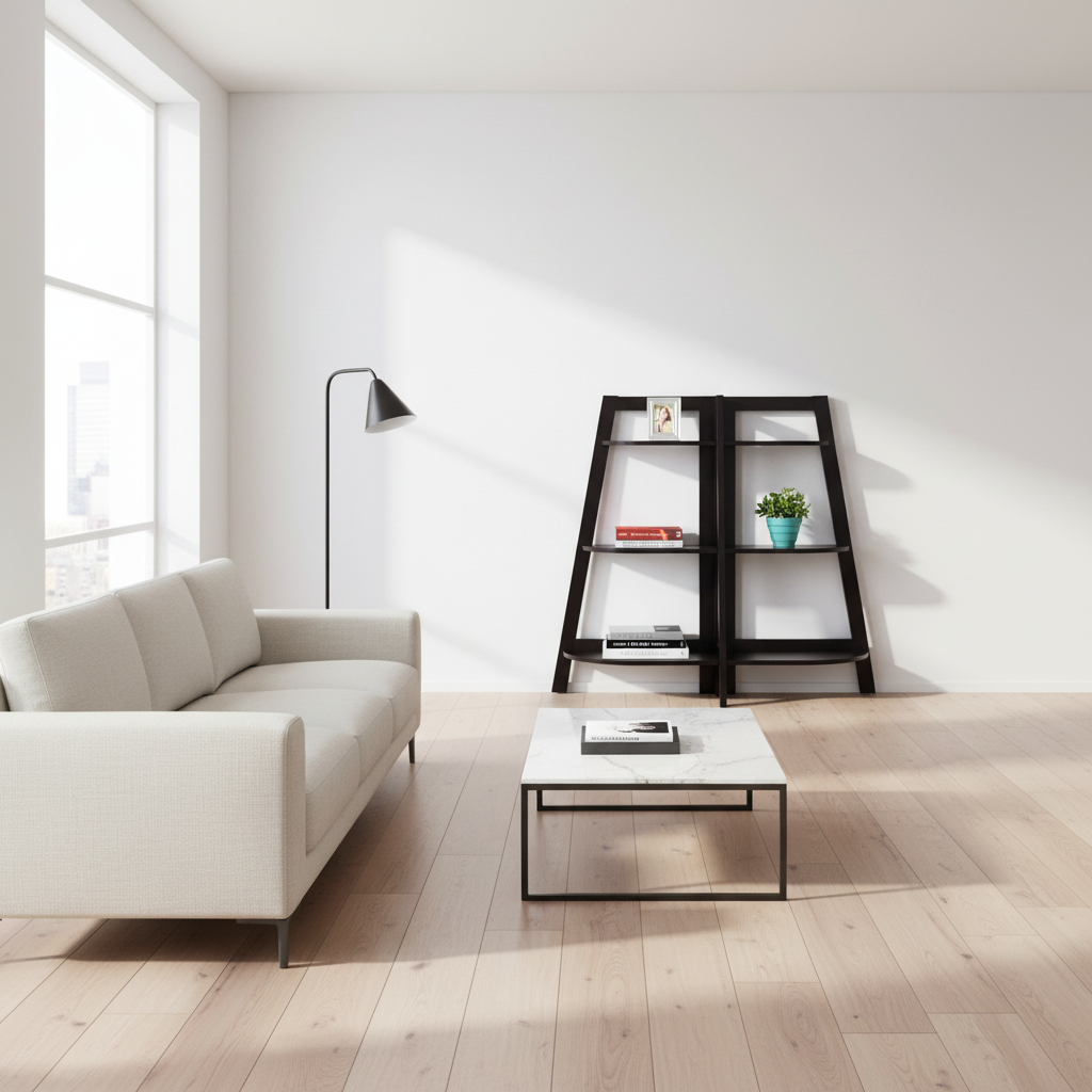 BOOKCASE - 48"H / ESPRESSO ACCENT ETAGERE