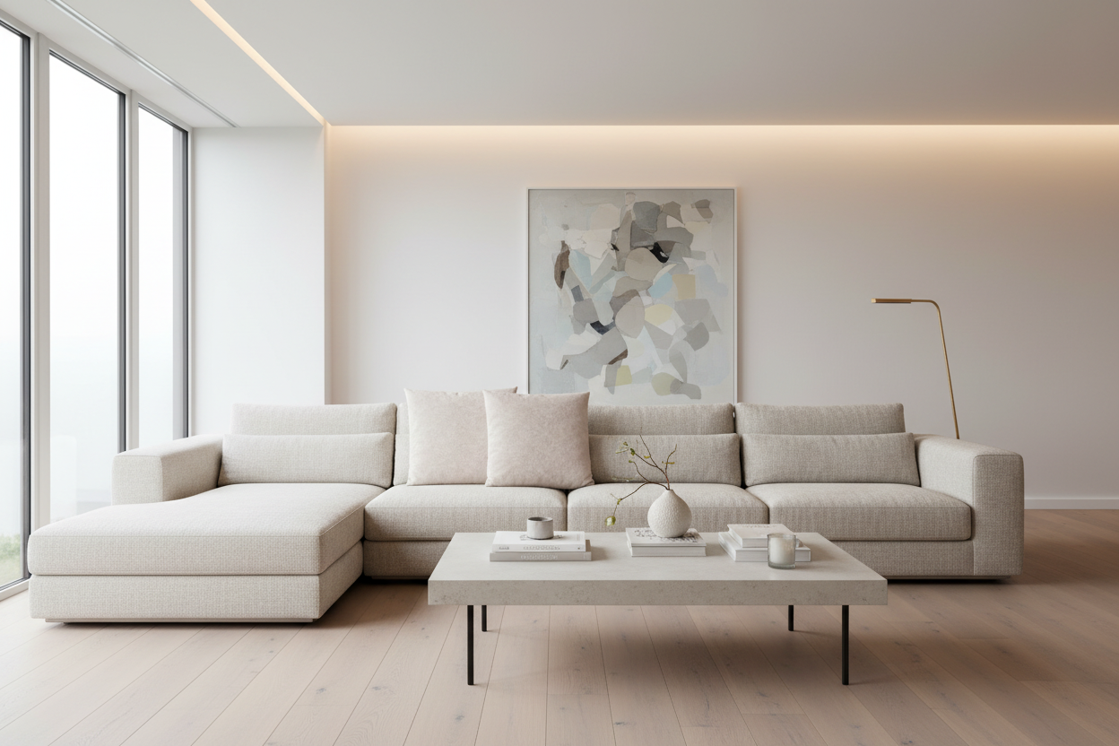 PILLOW - 18"X 18" / LIGHT TAUPE FEATHERED VELVET / 1PC