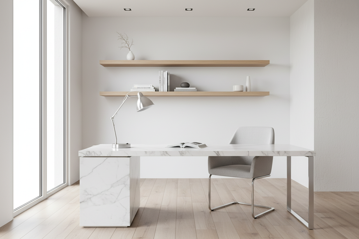 ÉCLAIRAGE - LAMPE DE TABLE 17"H PORT USB INCLUS MÉTAL NICKEL ABAT-JOUR NICKEL MODERNE