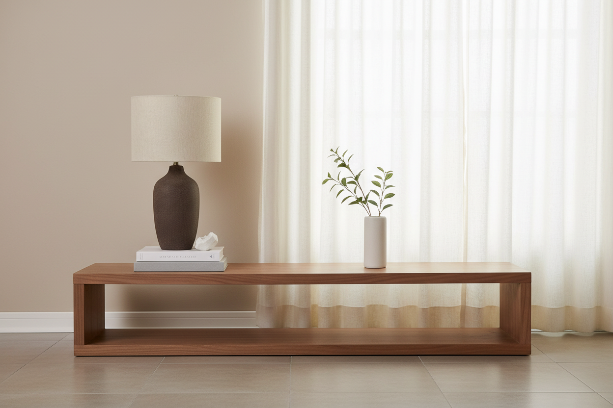 ÉCLAIRAGE - LAMPE DE TABLE 27"H CÉRAMIQUE GRISE ABAT-JOUR BEIGE