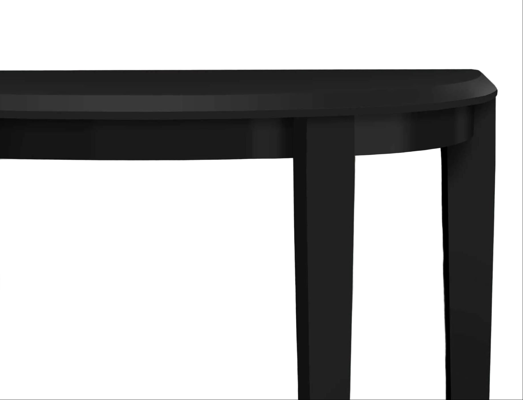 TABLE D'APPOINT - 36"L / CONSOLE D'ENTRÉE NOIRE