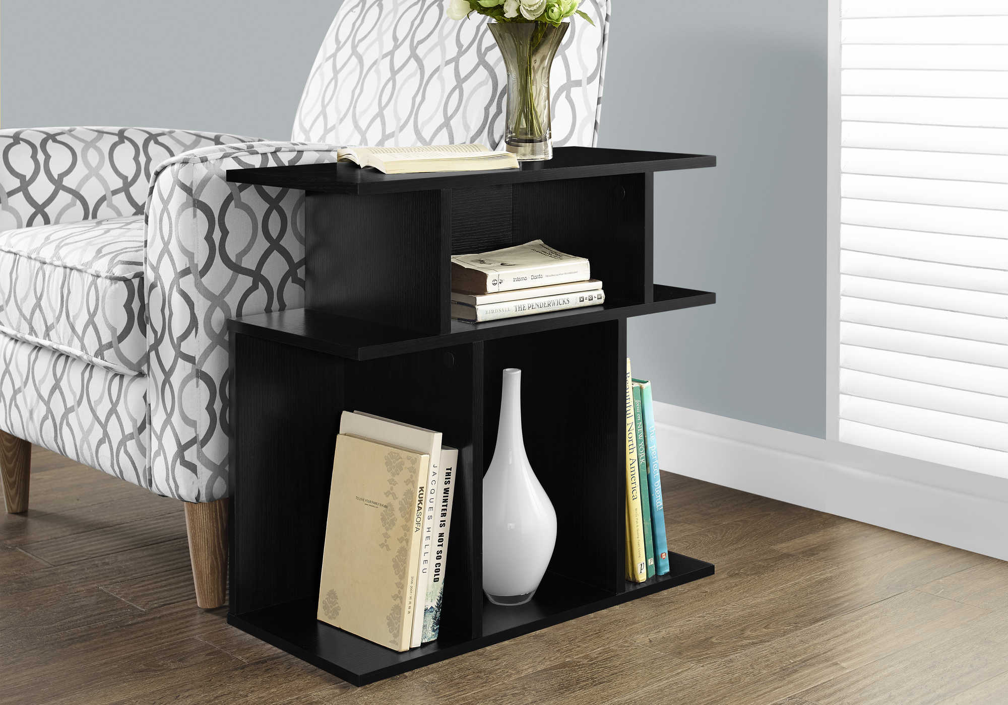 ACCENT TABLE - 24"H / BLACK