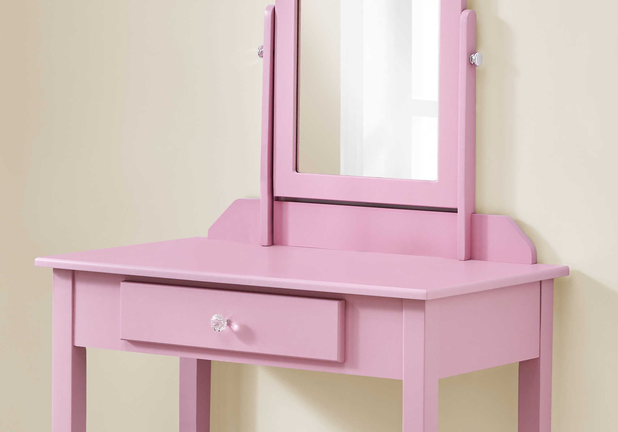 VANITY - PINK / MIRROR AND STORAGE DRAWER